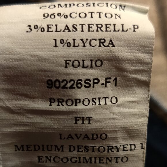 Re/Done 70's Stove Pipe High Rise Button Fly Jeans SIZE 26 - Picture 6 of 8